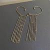 Korean Dongdaemun Star Tassel Snowflake Butterfly Ear Cuff Clip, No Piercing Required, 2025 Design.