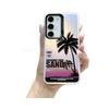 Samsung Colorful Laser Mobile Phone Case for S24Plus, S23, S22, S21 - Choose Aurora White or Coconut Tree Design.