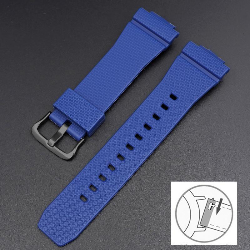 Eik Gummireim For Casio G-Shock GA-2100 GM-2100 Hurtigutløser TPU Resin Herre Sport Dykkerklokkereim Armbånd Tilbehør 16mm