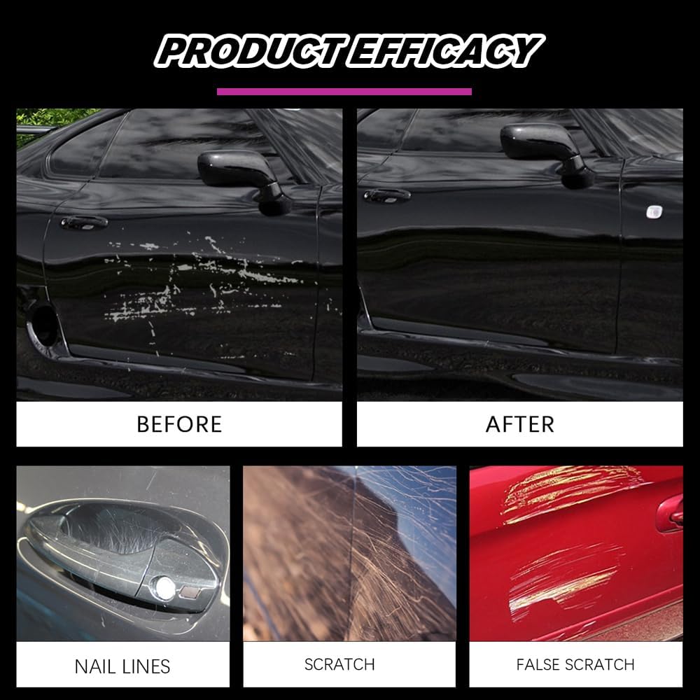 Nano Cloth Car Scratch Remover Set, 2025 New Nanowipe Cloth for Car Scratches, Car Scratch Repair Paste Car Wax Polish, Car Scratch Repair Kit for