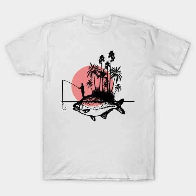 Gone fishing Made in Australia T-Shirt L