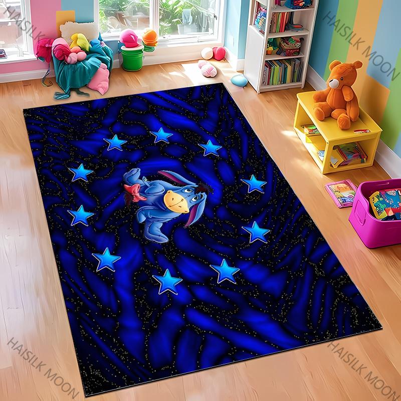 Tappeto con Modello Winnie the Pooh e Pimpi, 15 Misure, per Camera da Letto Soggiorno, Tappeto per Pavimento, Decorazione per la Casa, Tappetino Antiscivolo, Tappeto Regalo