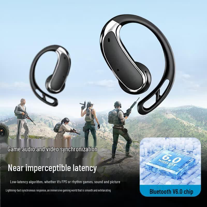 Newsmy M17 AI Translation Sports Ear-hook Bluetooth Headphones