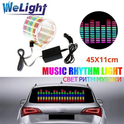 Car Rear Window Music Light Voice-Activated LED Music Rhythm Car Rear Window Light