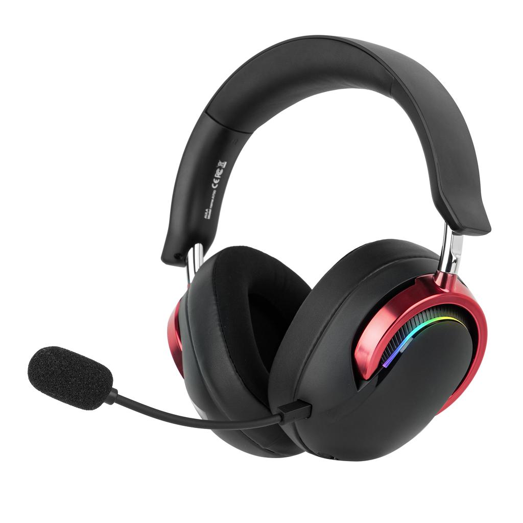 AULA A700 Wired/2.4GHz/BT Wireless Gaming Headphone with Smart Noise-Canceling Microphone & 7.1 Surround Sound