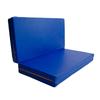 Gymnastikmatte Gamma 200x100x8 vierteilig - blau/gelb