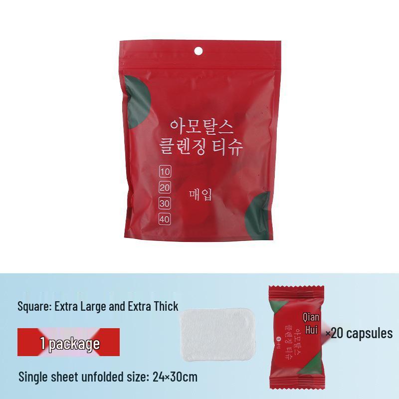 Portable Pure Cotton Compressed Face Towel Set for Travel