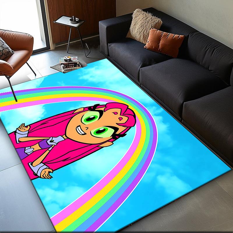 Titans Go! Area Rug Suitable for Indoor And Outdoor,Carpets for Playroom, Homes, Offices, Living Rooms,Home Decor,Christmas Fan Gift