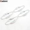 For Toyota RAV4 RAV 4 2013 2014 2015 Chrome Car Side Door Handle Cup Bowl Cover Trim Accessories
