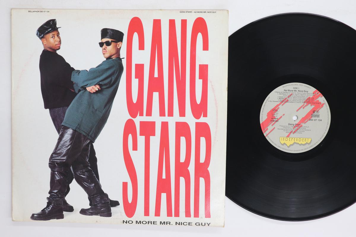 Виниловая пластинка GANG STARR No More Mr. Nice Guy 26007134 Bellaphon 1989 Германия Рэп Хип-Хоп R&B Б/у