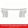 För Ford F150 F-150 Lightning 2022-2025 Bilstrålkastare Transparent TPU Skyddsfilm Tonad Anpassning PPF ReptåligBra produkt