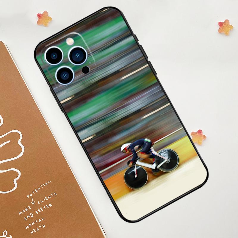 Cycling Bike Phone Case For iPhone 17 Pro Max 14 11 15 16 Pro Max 13 12 mini 16 Plus 16e 17 Air Funda