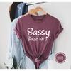 Sassy Since  Th Birthday For Women Date T Shirt Party Her
