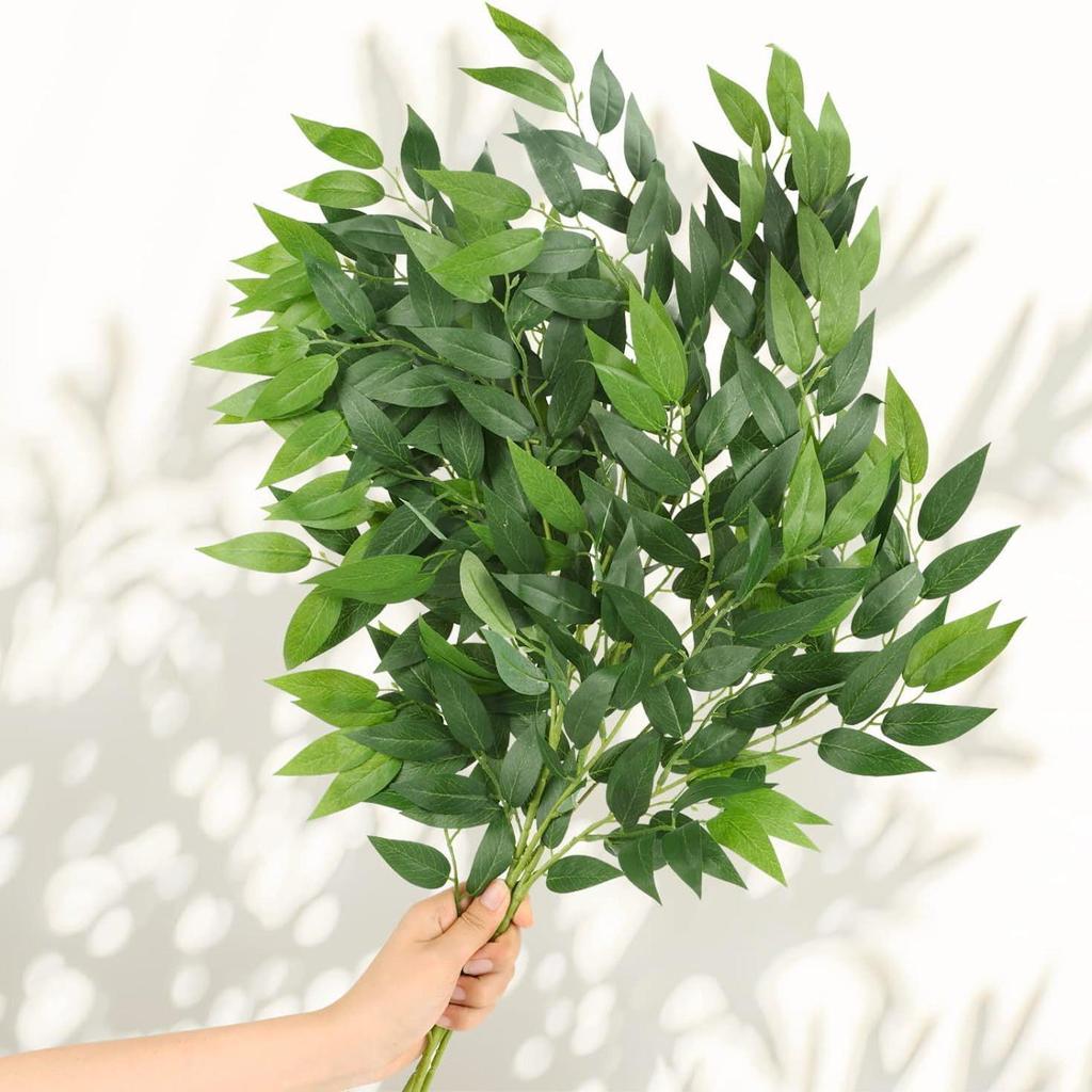 Artificial Date Leaf Green Plant for Indoor Decoration – Fake Flower Ornament for Wedding Bouquets and Accessories