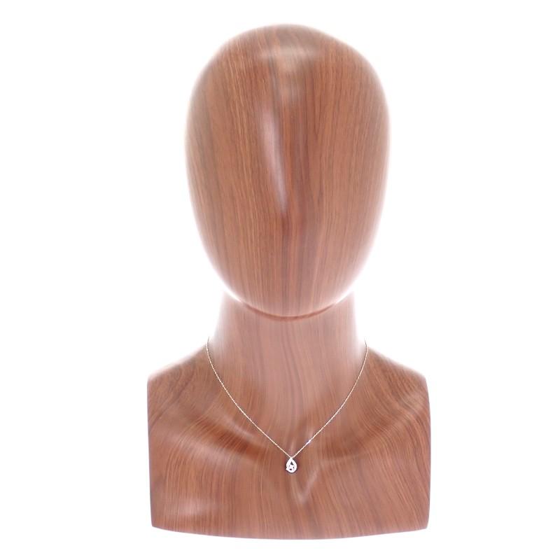 4℃  Necklace K18 White Gold/diamond Women