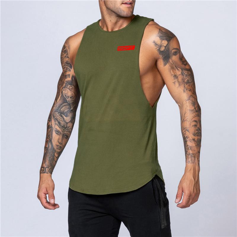Mesh Fitness Workout Singlets Mens Tank Top Vest Muscle Sleeveless Sportswear Undershirt Gym Stringer Clothing Bodybuilding
