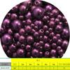 150 peças 3-8mm furo reto abs pérolas redondas imitação de contas para fazer joias