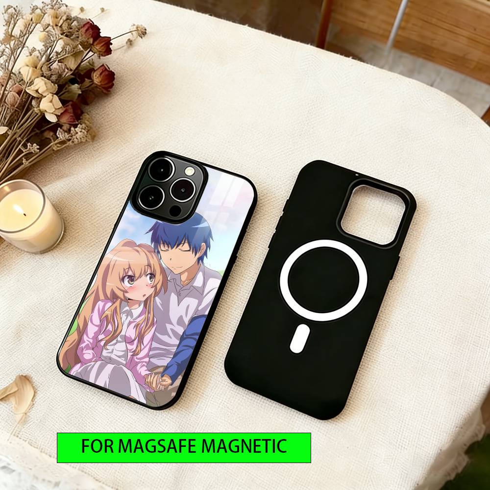 Toradora Phone Case For iPhone17,16,15,14,13,12,11 Plus,Pro Magnetic For Magsafe Wireless Charging