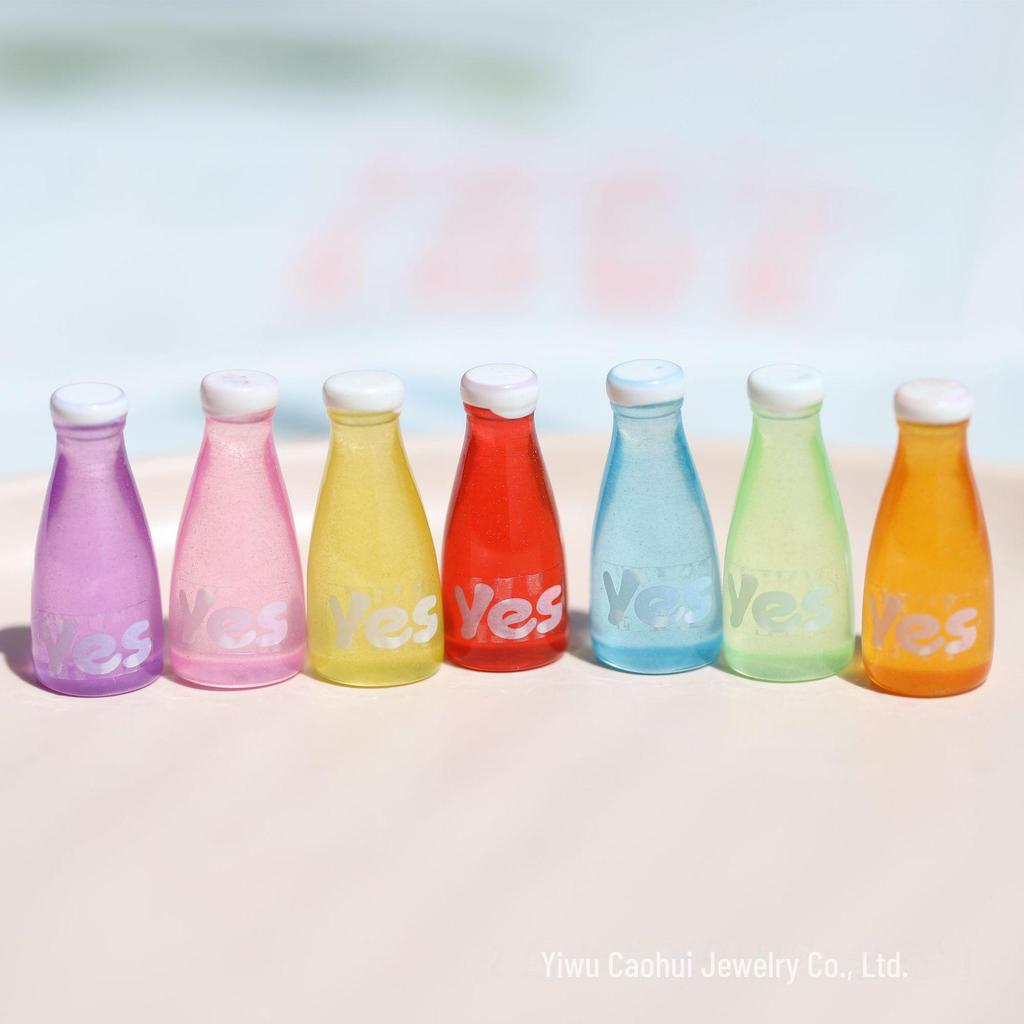 3D Transparent Beverage Bottle DIY Resin Ornament