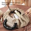 Portable Makeup Bag For Daily Use  Women Large Capacity Travel Toiletry Bags Drawstring Cosmetic Storage Pouch