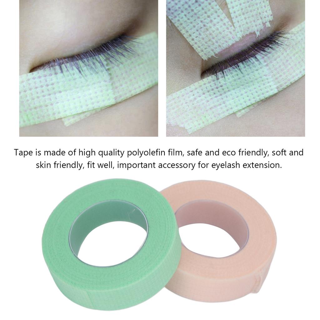 10 Rolls Eyelash Extension Tape Micropore Breathable Adhesive Lash Extension Tape 0.5 Inch X 10 Yards