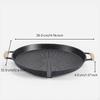 Maifan Stone Grill Pan, Non Barbecue Plate, Portable Korean Design Round Flame 1pc