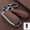 Zinc Alloy Leather Car Key Fob Case For Ford Fusion Mondeo Mustang F 150 Explorer Edge     Key Fob Car Key Case