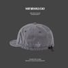 Soft Brim Round Logo Baseball Cap With Breathable Cotton For Casual Wear