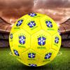 CBF Brazil Indoor Soccer Ball Size 5 Colorful All Ages Machine Stitched PVC Competition Ready Durable High-Bounce