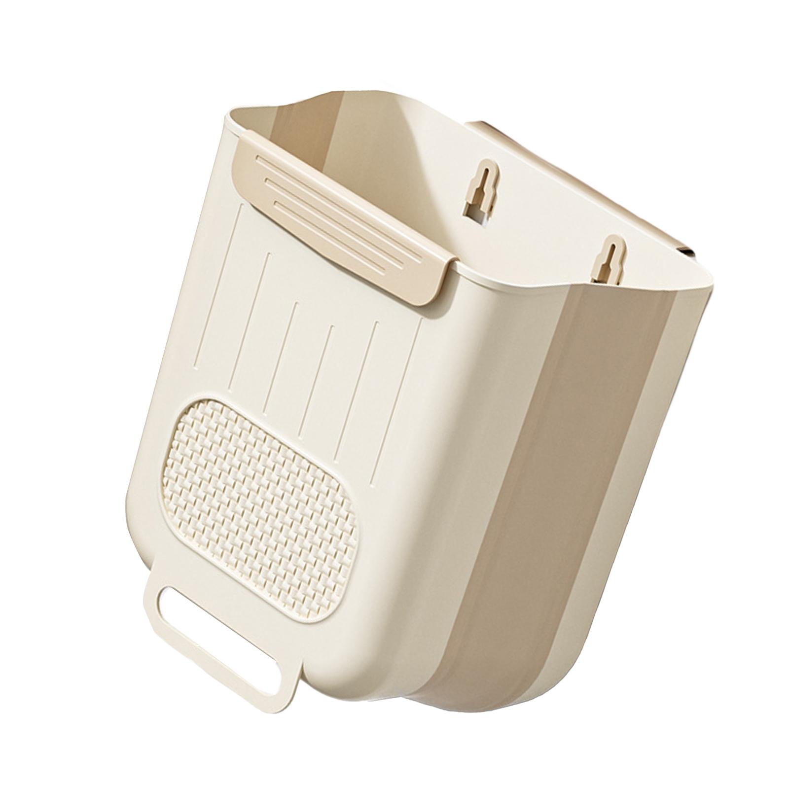 

Мусорное ведро для кухни, настенное мусорное ведро, мусорное ведро для кухни, подвесное мусорное ведро для органических отходов, маленькое подвесное мусорное ведро для кухни S