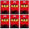 10Pcs Cartoon Ninja Gift Bag Birthday Party Supplies Candy Bag Gift Filling Bag Gifts to Guests Children Baby Shower Supplies