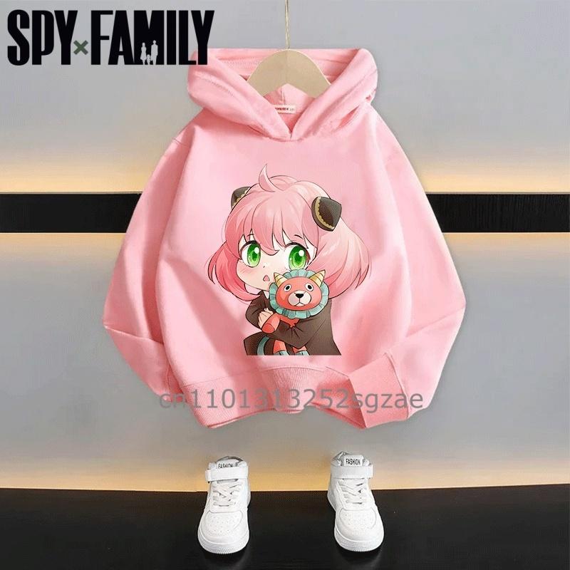 

Детская толстовка пуловер Spy x FAMILY Yor Forger, милая толстовка с длинным рукавом и свободного кроя с аниме-персонажем, уютный повседневный топ для малыша 150