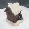 Resin Chimney Hut Decoration Cartoon Christmas Chimney Hut Incense Cone Burner  New Year Gifts