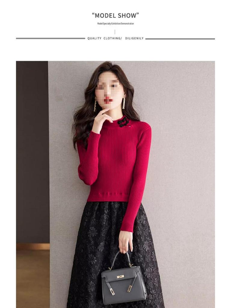 Women's Winter/Autumn Knitted Two-Piece Sweater Dress 2025