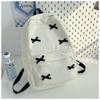 Schoolbag Japanese ins schoolbag for girls High value college students Simple niche versatile backpack Female Korean high school backpack
