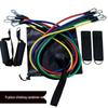11-teiliges multifunktionales elastisches Zugseil-Fitnessset
