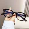 New Fashion Ladies Acetate Square Frame Anti Blue Light Prescription Myopia Glasses Photochromic 0 to -600