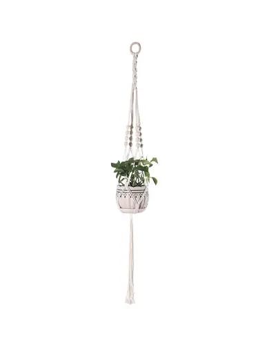 Balcony Hanging Flower Pot Hanger105cmLarge Household Handmade Green Plant Hanging Pot Stand Indoor Plant Hanger Multi-layer Des