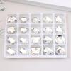 Clear Double-Hole Flat Buttons for DIY Glass Crystal Decoration