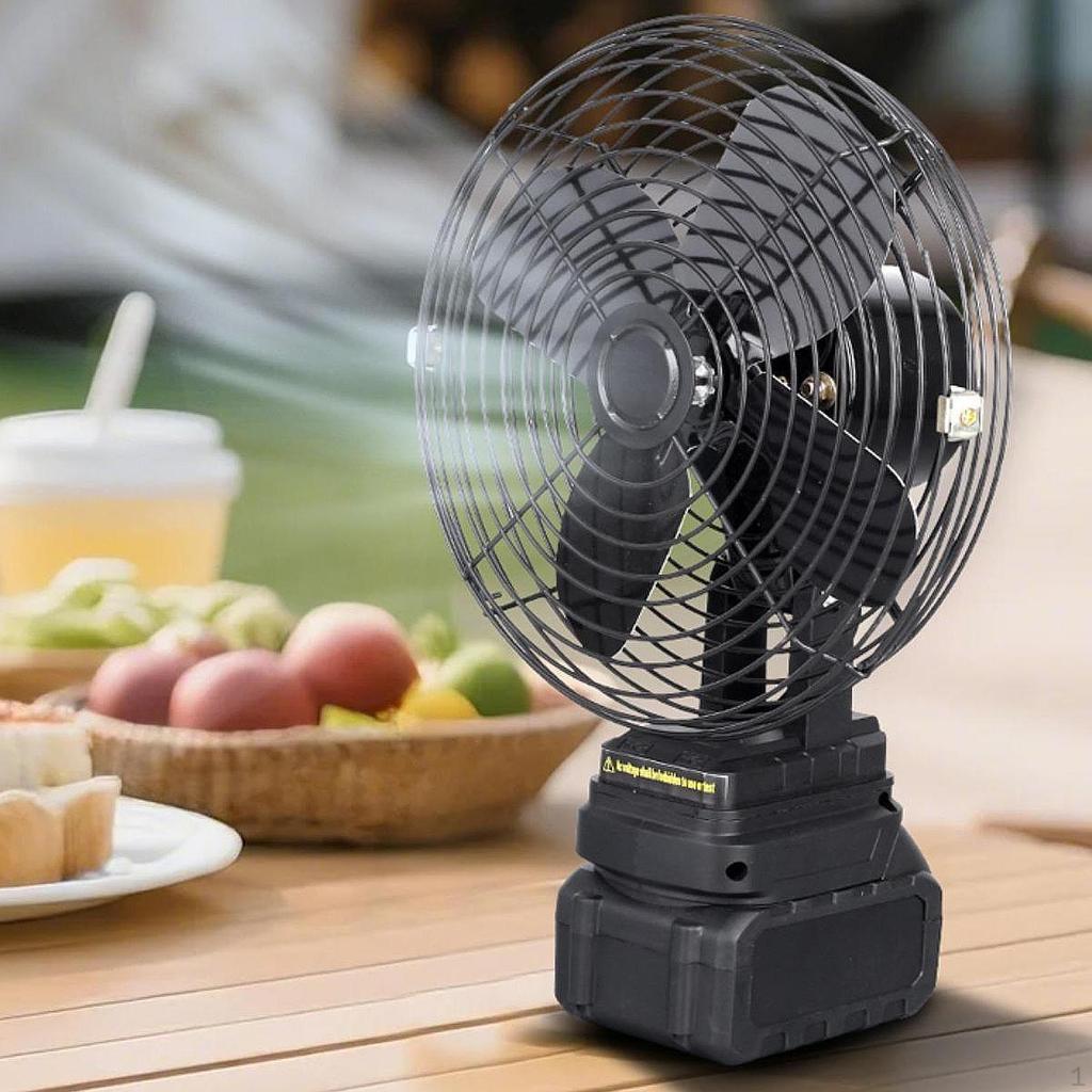 Camping Fan Cordless Essentials Accessories with 2 Speeds Portable Rechargeable for