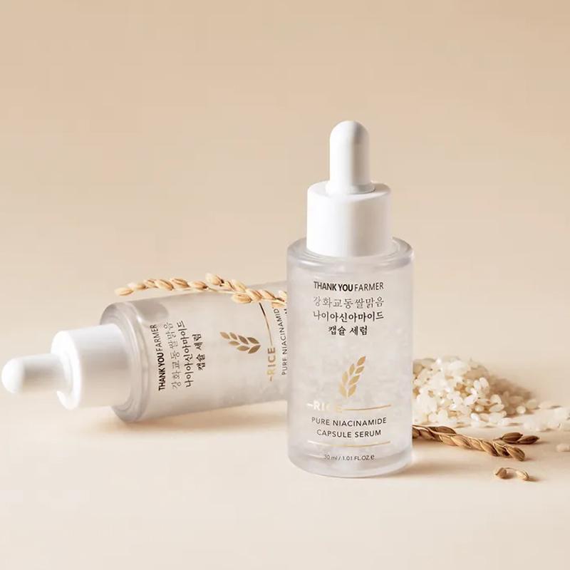 THANK YOU FARMER Rice Pure Niacinamide Capsule Serum 30ml