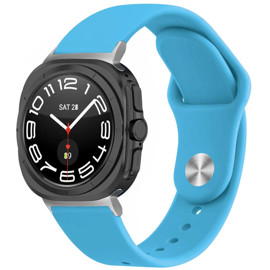 Sport Silicone Loop For Samsung Galaxy Watch 7 Ultra Strap 47mm Accessories Correa Bracelet Galaxy Watch 7 FE 44mm 40mm 40 Band