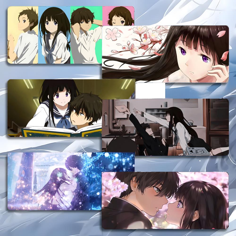 Quiet Smart Anime HHyouka Mouse Pad Mousepad Large Gaming Lockedge Thickened Pc Table Desk Mat
