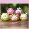 Chinese Zodiac Fruit Series Resin Figures For Kids And Collectors With Creative Micro Landscape Display