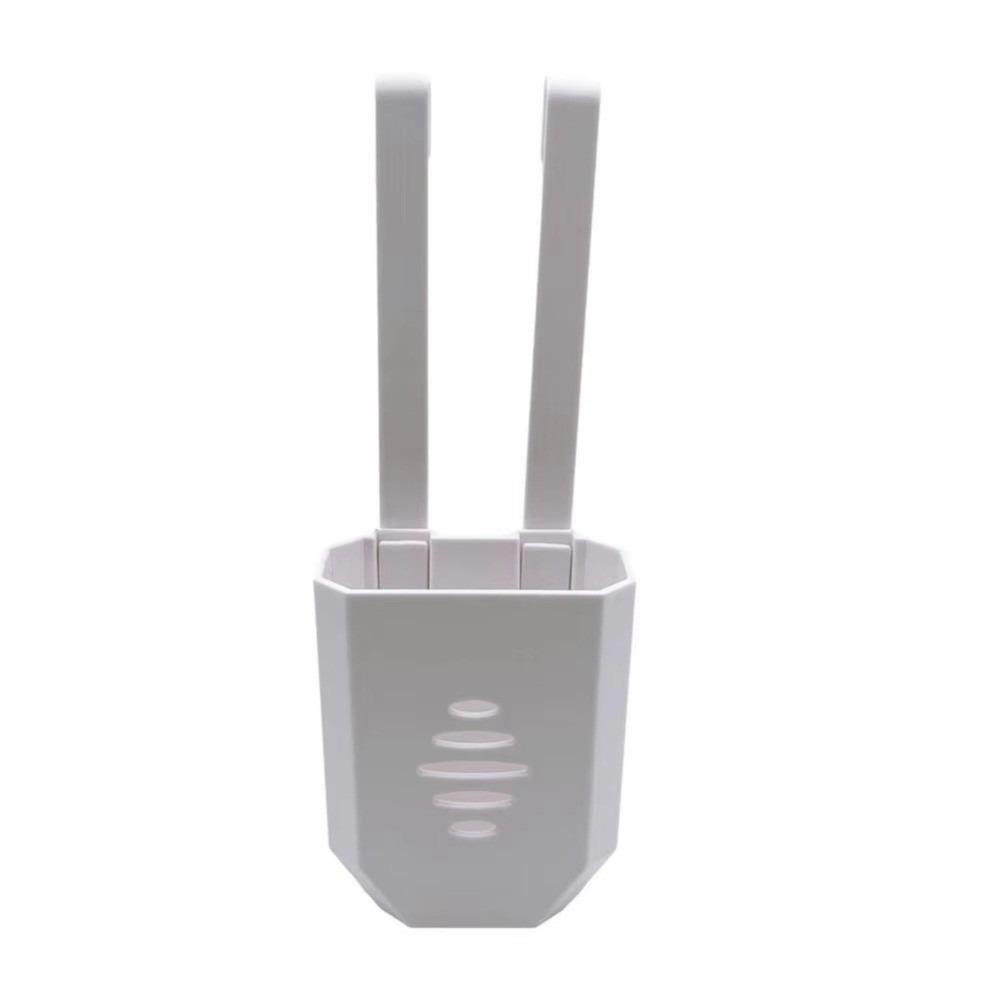 

Anti-Damage Toilet Tank Bracket Rust Resistant Bleach Tablet Holder Household Cleaning Plastic White