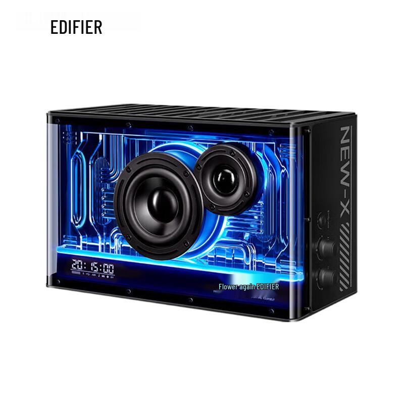 

EDIFIER NEW-X Hi-Res Bluetooth Speaker with RGB Lighting (CN version)