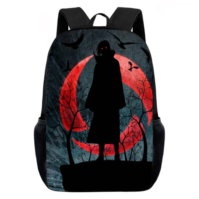 Naruto Anime Printed Kids School Backpack Elementary Students Lightweight Ergonomic Dual-Shoulder Bag Unisex