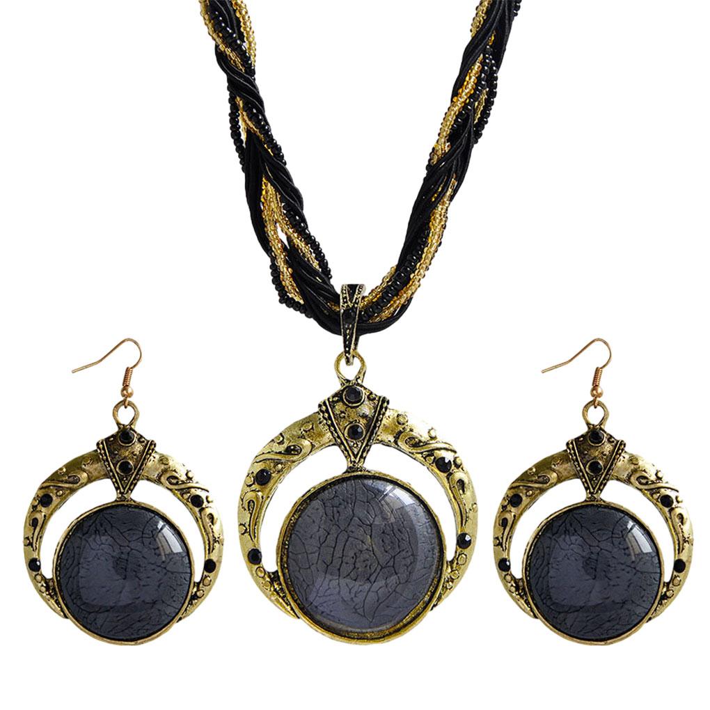 Handmade Crystal Stone Pendant Necklace For Women Bohemian Style Necklace Women Gift Durable