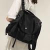 Stylish Street Fashion Crossbody Bag For Men And Women Trendy Nylon Material Breathable Letter Pattern Black Color