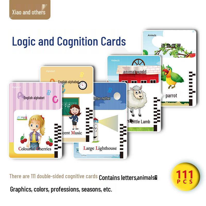Bilingual Children's Learning Machine: Educational Toy with Nursery Rhymes & Word Recognition Cards